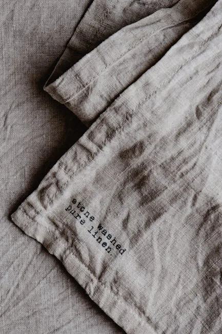 Linen Fabric Closeup
